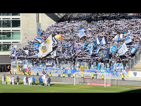 Karlsruher SC Ultras auswärts Kaiserslautern im Südwest derby. (24.02.2024).