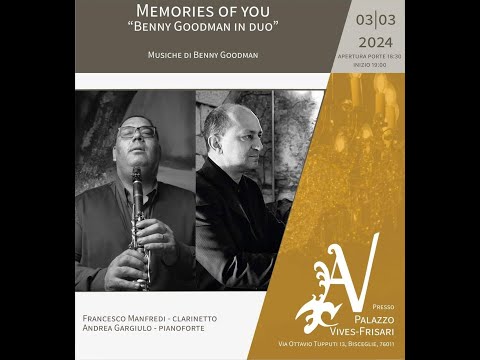 Moonglow - Francesco Manfredi e Andrea Gargiulo, omaggio a Benny Goodman