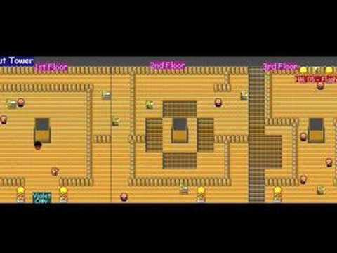 Pokémon Gold Silver Crystal - Sprout Tower - Misc Computer Games