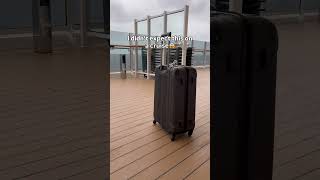 This suitcase survived the storm on a cruise ship🛳️🌊 #shorts #cruiselife #storm
