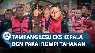 Detik-detik Eks Kepala BGN Dadan Hindayana & 2 Eks Waka Pakai Rompi Tahanan Pink & Tangan Diborgol
