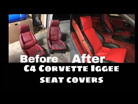 C4 Corvette Iggee Seat Cover Review + Installation
