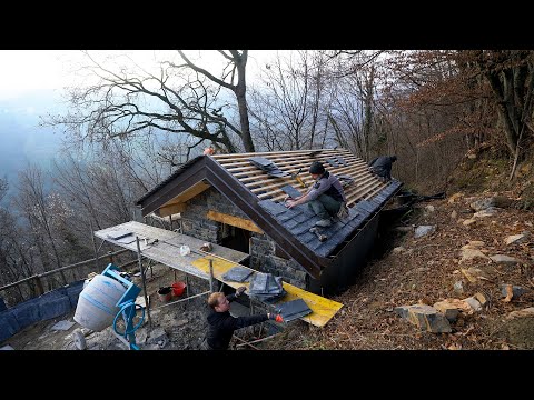 Finishing Touches to the New Stone Building!