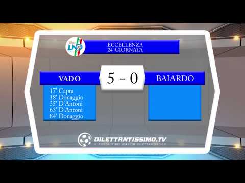 VADO - BAIARDO 5-0 Eccellenza 24^ giornata