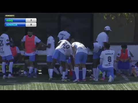 HIGHLIGHTS  A.A.F.A Multicultural Communities World Cup Football  Round Of 16 Game2 Iraq Vs Somalia