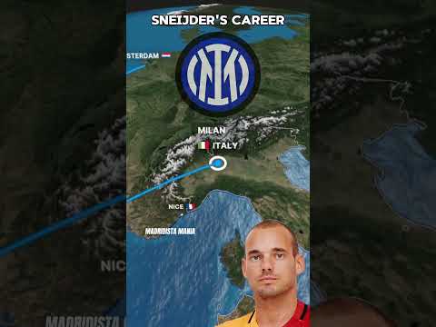 WESLEY SNEIJDER'S CAREER 🇳🇱 🇮🇹 🇹🇷 #madridistamania #galatasaray #intermilan