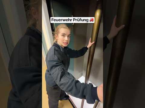 Bestehe ich die Feuerwehr Aufnahmeprüfung?! 🚒😳 So krass wie hoch diese Stangen sind..