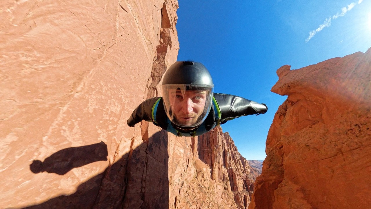 Wingsuit BASE Jump at Paria Canyon in Arizona (Flying the Flake)