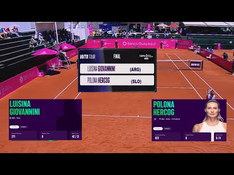Luisina Giovannini (ARG) vs Polona Hercog (SLO) - Game, Set, Match