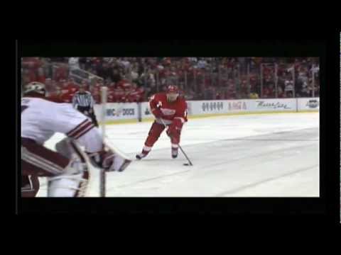 Pavel Datsyuk sick back hand shoot out goal vs Coyotes Jan 12  2012