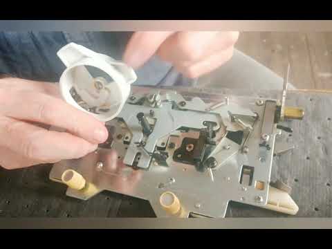 Fixing dropped slip stitch on the Singer sk150 Knitting Machine