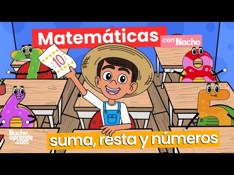 Aprende MATEMÁTICAS Con Nacho | Suma, Resta Y Canción De Los NÚMEROS