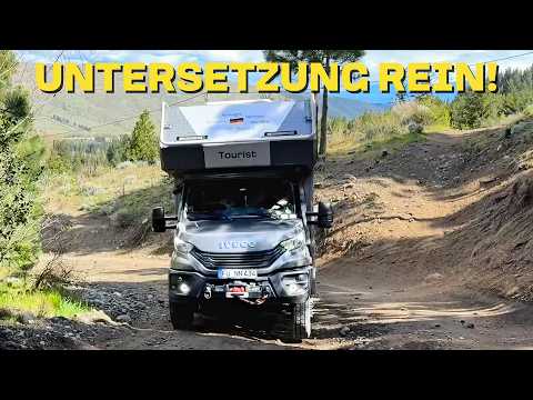 Untersetzung & Sperre REIN! Steiler Stellplatz Track in Esquel 🇦🇷