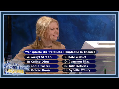 Quizshow-Kandidatin verliert jegliche Nerven | Wochenshow