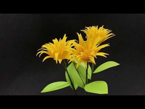 ABC TV | How To Make Easy Paper Flower - Craft Tutorial