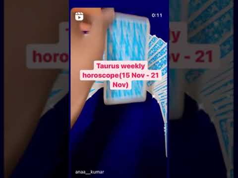 Taurus Weekly Horoscope(15 Nov-21 Nov) by Tarot#tarot #horoscope #riderwaite #future #deck #taurus