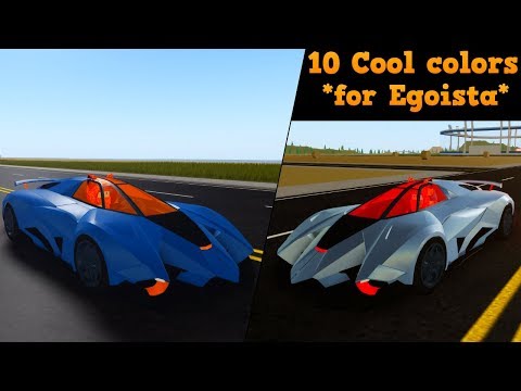10 Cool colors for your Egoista | ROBLOX: Vehicle Simulator