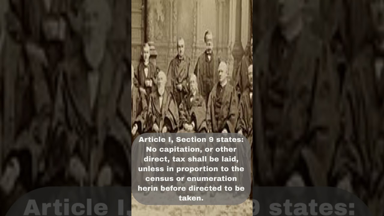 The 16th Amendment: Legalization of income taxes #shorts