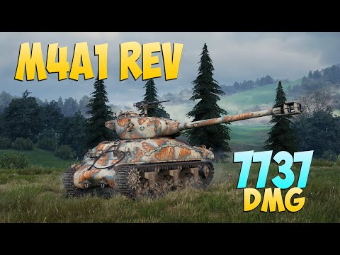 M4A1 Rev - 2 Frags 7.7K Damage - Gave an misfire! - World Of Tanks