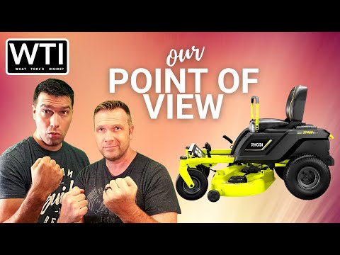 RYOBI Electric Riding Zero Turn Mower - WTI product video review