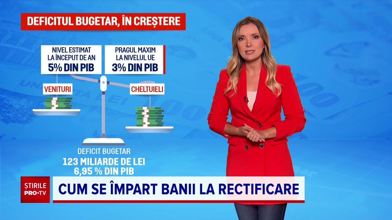 Deficitul bugetar al României va depăși 120 de miliarde de lei