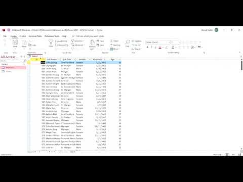 Sort a query in MS Access