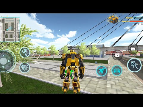 Bumblebee multiple transformation jet robot car game 2024 Android gameplay #trending #shortvideo