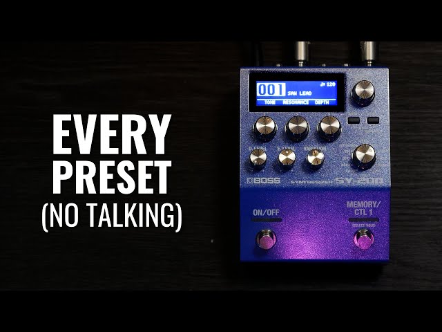 Boss SY-200 - guitar synthesizer effects pedal in Amps & Pedals in City of Toronto