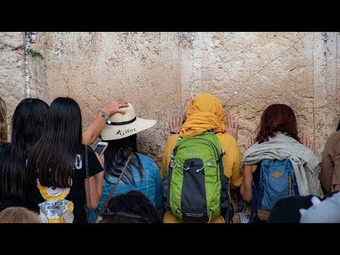 Jerusalem. Old city. The last days of Hanukkah. Zion Gate. Western Wall