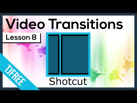 Shotcut Lesson 8 - How to add Transitions and Crossfades