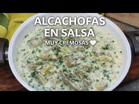 ALCACHOFAS EN SALSA | RECETA CASERA FÁCIL Y DELICIOSA