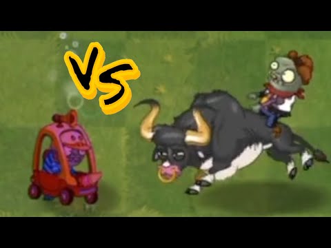 Plants vs Zombies 2 - Toy Car Imp Child Zombie vs All Zombies | Mronger