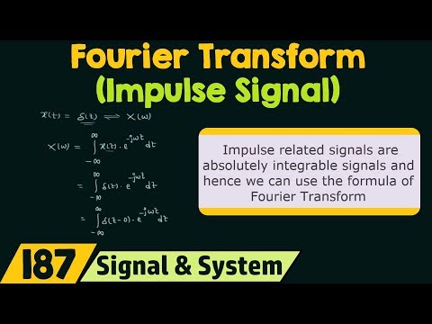 Fourier Transform of Basic Signals Impulse Signal
