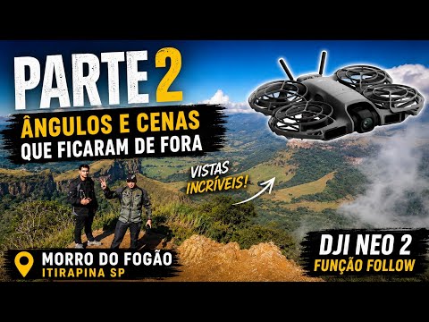 Um dos lugares mais bonitos de Itirapina (SP)! Morro do Fogão 🚁 | Takes extras do DJI Neo 2