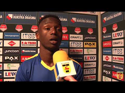 Reactie Issa Kallon na afloop van SC Cambuur - Jong AZ (3-1)