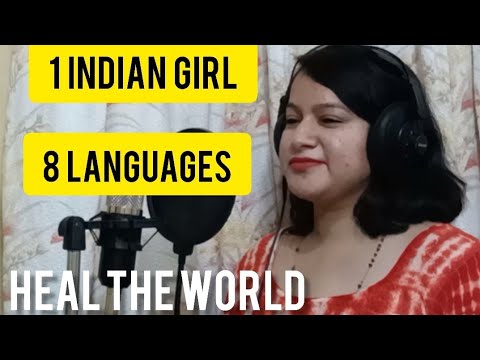 Heal The World (Multi-Language Cover) 1 Girl Singing In 8 Different Languages - Andrea Fernandez