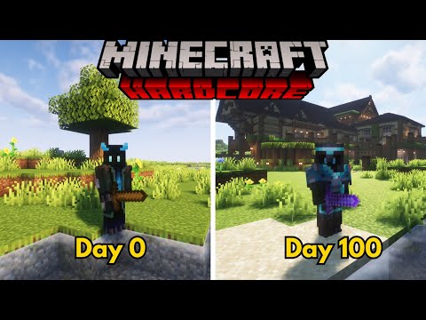 SHOCKING: Surviving 100 Days in Minecraft Hardcore!