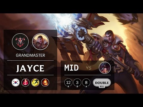 Jayce Mid vs Akali - KR Grandmaster Patch 9.16
