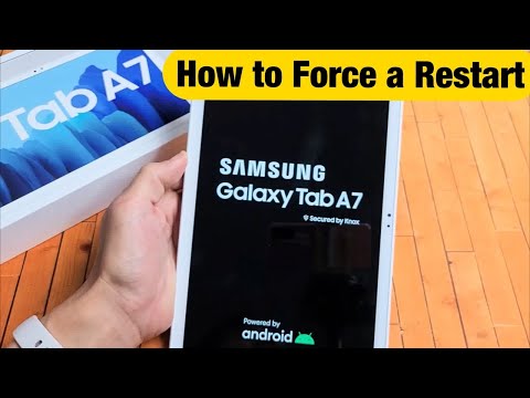Galaxy Tab A7 (2020): How to Force a Restart (Forced Restart)