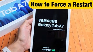 Galaxy Tab A7 (2020): How to Force a Restart (Forced Restart)