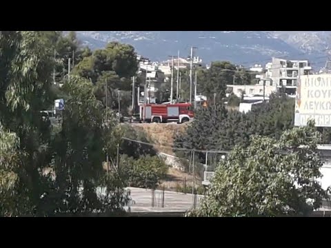 2003 Mercedes benz atego fire truck responding with sirens