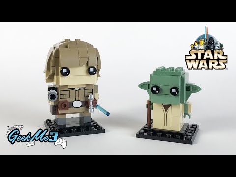 Vidéo LEGO BrickHeadz 41627 : Luke & Yoda