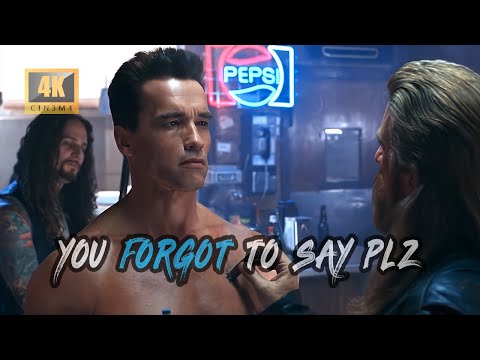 Terminator 2: Judgment Day (1991) | "The Bar Scene" | [ Remastered A/V ]
