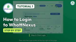 How to Login to WhattNexus (Email & Google Sign In) | WhattNexus Tutorial 1