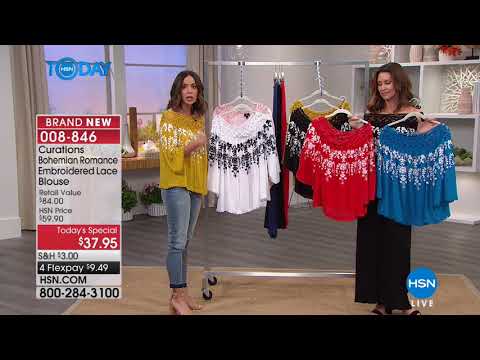 HSN | HSN Today: Curations Fashions 06.06.2018 - 08 AM