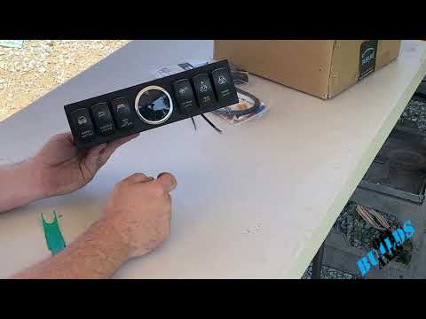 Switch panel install 2017 Jeep Wrangler