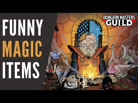 DMs guild review, The remainder bin: Funny d&d magic items for your campaign!