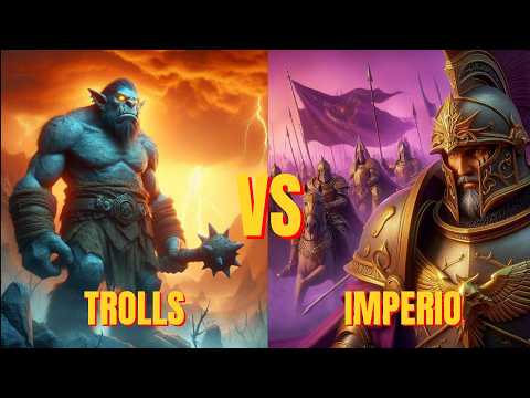 🎲ORCOS Y GOBLINS (TROLLS) VS IMPERIO🎲2000 PUNTOS INFORME DE BATALLA #warhammer #theoldworld #tow #gw