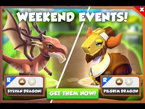 NEW Sylvan Dragon + Pilgrim WEEKEND EVENTS! - Dragon Mania Legends #328 (Sylvan Giving Thanks!)