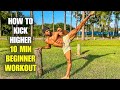 10 Min Beginner Taekwondo Workout For Higher Kicks